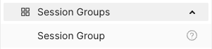 SessionGroup List